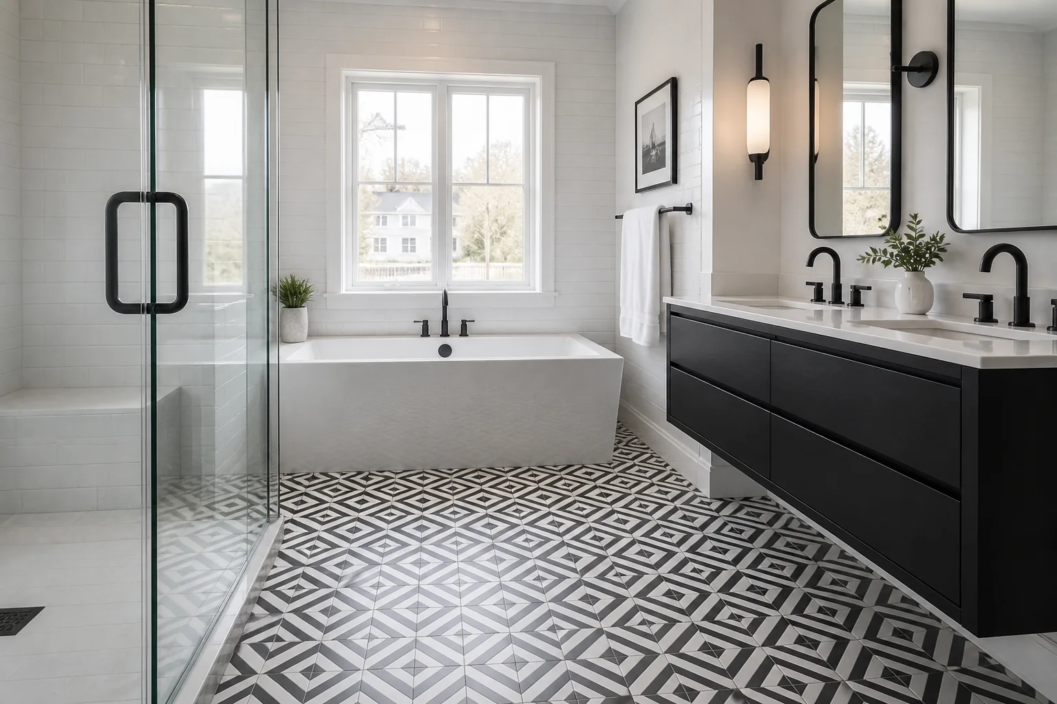 Bathroom tile installation West Yarmouth Cape Cod