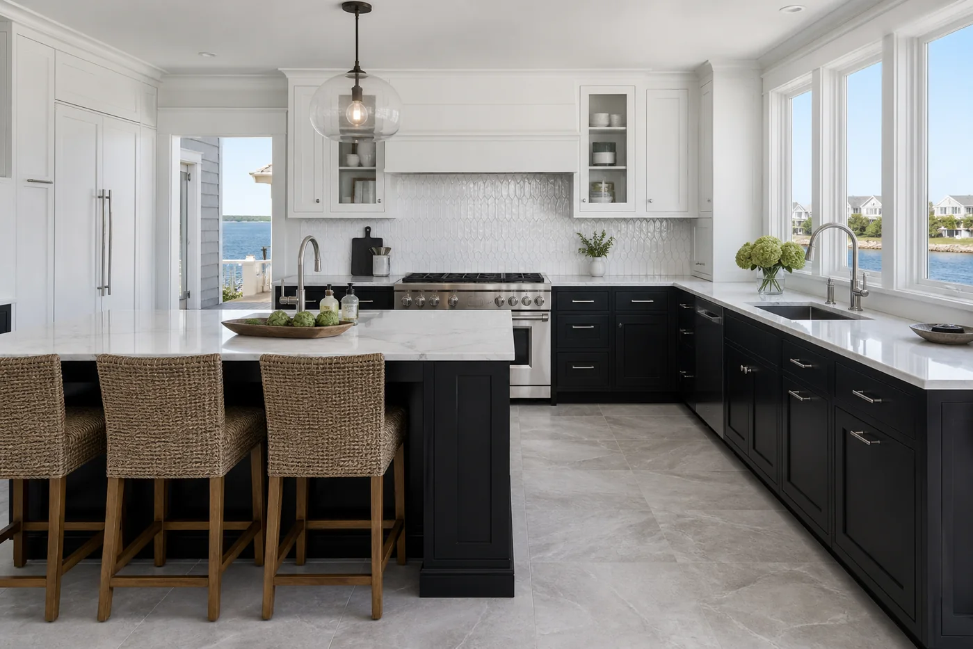 Small kitchen remodeling in West Yarmouth, Massachusetts