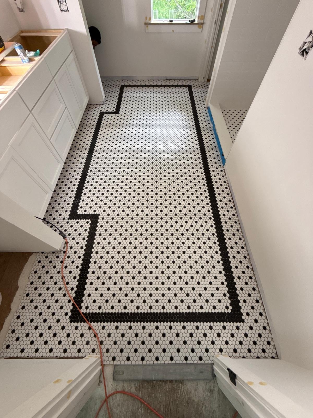 Floor tile installation in West Yarmouth, Massachusetts