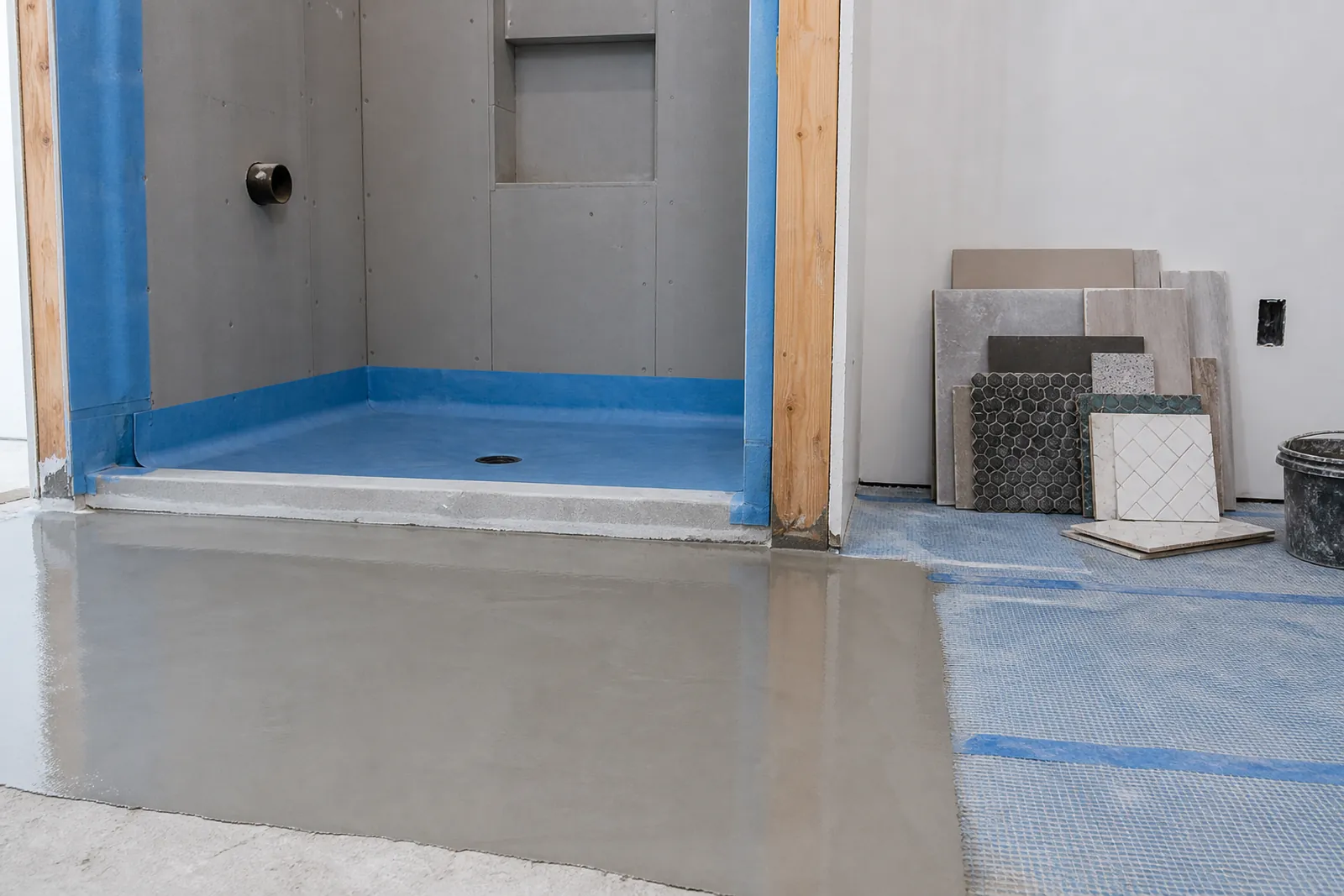 Tile workmanship warranty inspection in West Yarmouth MA