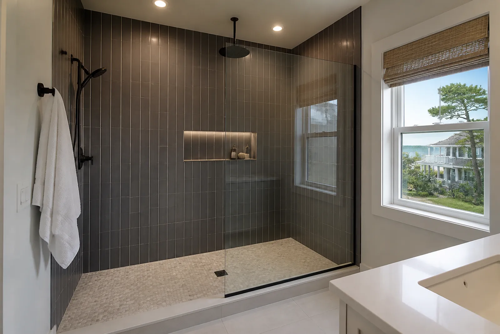 Shower tile installation in West Yarmouth Cape Cod