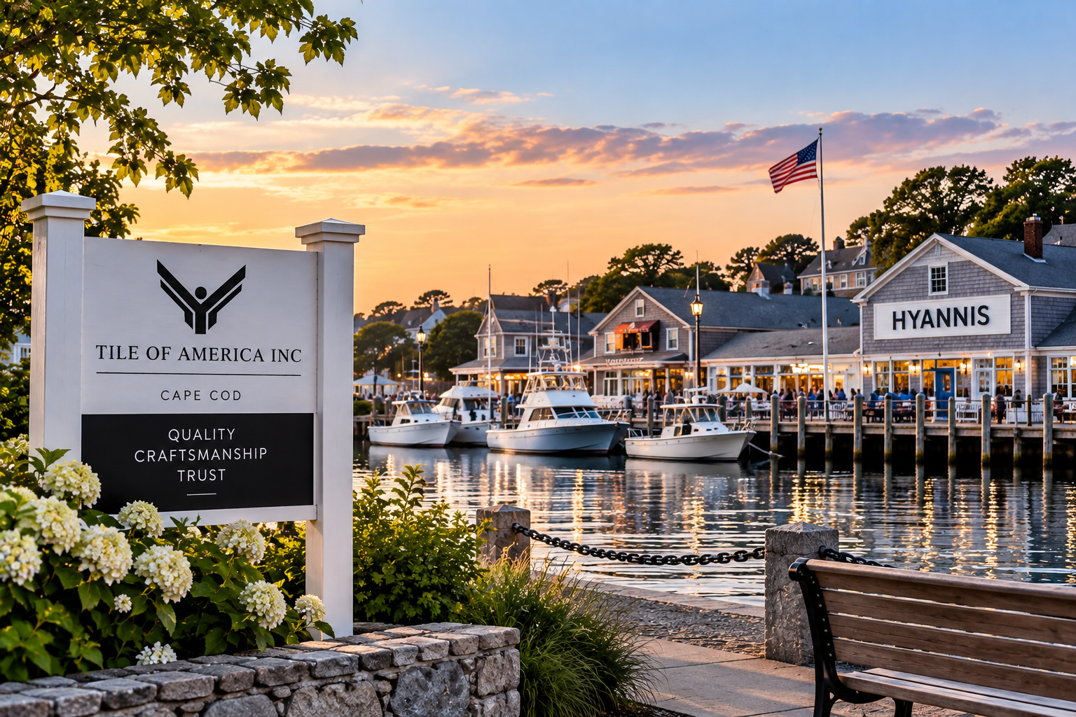 Tile of America tile contractor serving Mid Cape and Hyannis Massachusetts