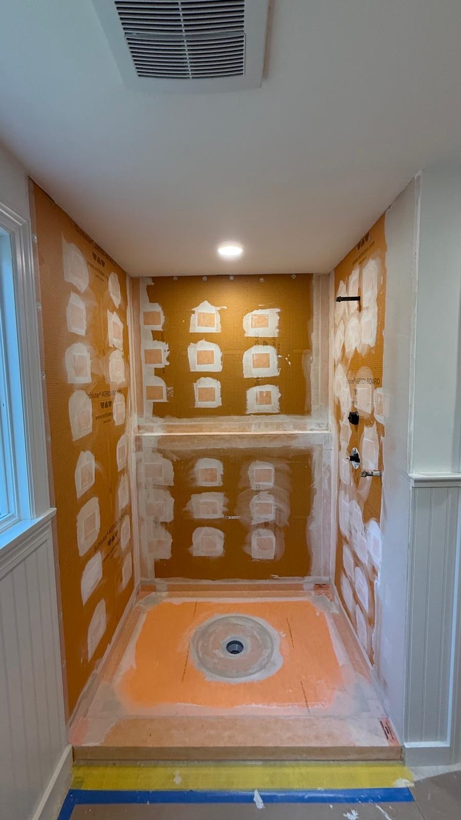 Bathroom shower tile installation by Tile of America in West Yarmouth MA